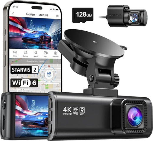 Enchanted Transit track prize — REDTIGER F7NP dash cam